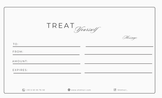 HAIR TREATMENT GIFT CARD